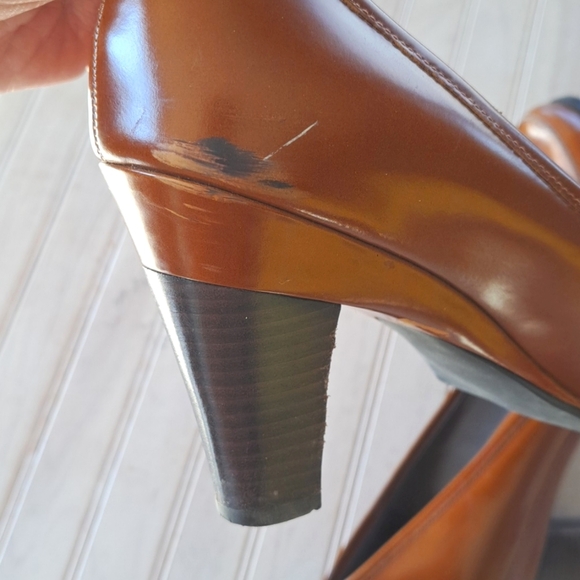 Via Spiga Brown Leather Heels - Picture 5 of 13